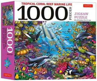 Cover image for 9780804858670 - Tropical Coral Reef Marine Life - 1000 Piece Jigsaw Puzzle