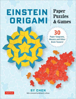 Cover image for 9780804859097 - Einstein Origami Paper Puzzles & Games