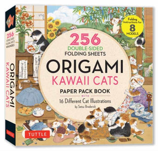 Cover image for 9780804859523 - Origami Kawaii Cats Paper Pack Book