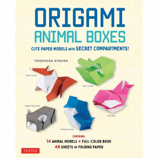 Cover image for 9780804859721 - Origami Animal Boxes Kit