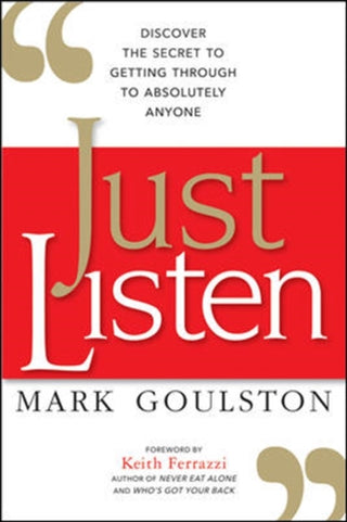 Cover image for 9780814436479 - Just Listen