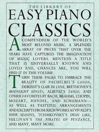 Cover image for 9780825612848 - Library of Easy Piano Classics
