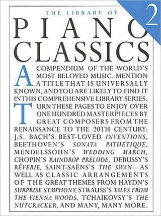 Cover image for 9780825613777 - Library of Piano Classics 2