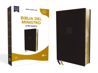 Cover image for 9780829773620 - RVR60, Biblia del Ministro, Letra gigante, Leathersoft, Negro, Palabras de Jesus en Rojo, Comfort Print