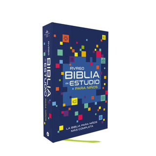 Cover image for 9780829774764 - RVR60 Biblia de estudio para niños, Tapa dura