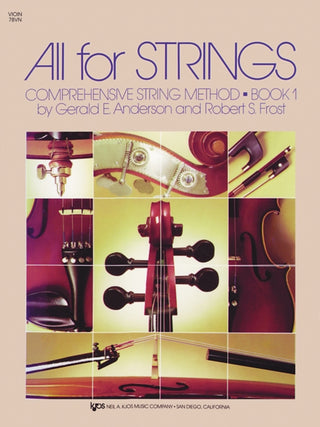 Cover image for 9780849732225 - All for Strings Book 1 Violin