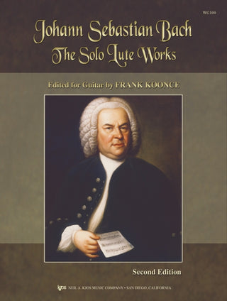 Cover image for 9780849755019 - Bach Solo Lute Works for Guitar