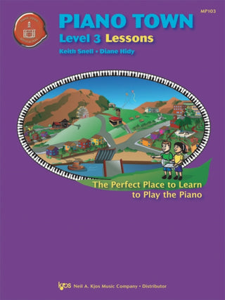 Cover image for 9780849773273 - Piano Town Lessons Level 3