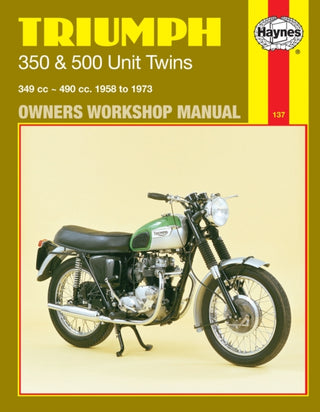 Cover image for 9780856961373 - Triumph 350 & 500 Unit Twins (58 - 73)
