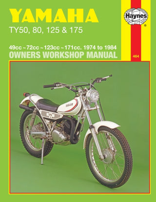Cover image for 9780856964640 - Yamaha TY50, 80, 125 & 175 (74 - 84) Haynes Repair Manual