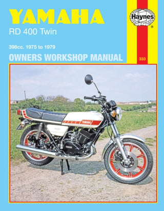 Cover image for 9780856965487 - Yamaha RD400 Twin (75 - 79) Haynes Repair Manual