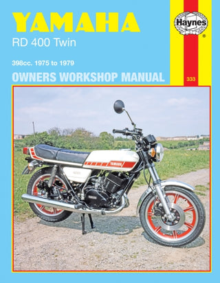 Cover image for 9780856965487 - Yamaha RD400 Twin (75 - 79) Haynes Repair Manual