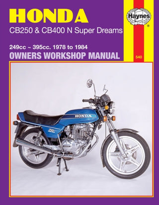 Cover image for 9780856968938 - Honda CB250 & CB400N Super Dreams (78 - 84)