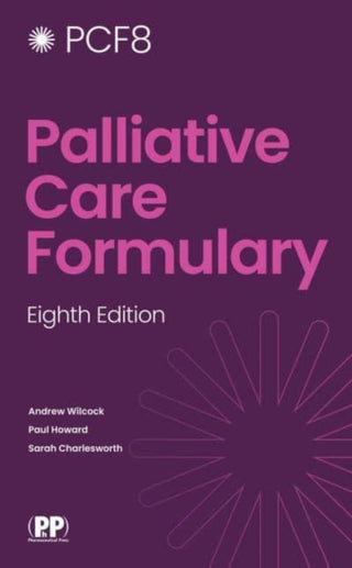 Cover image for 9780857114372 - Palliative Care Formulary