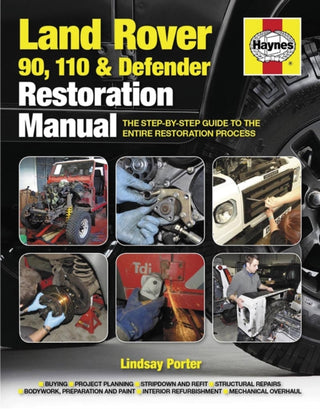 Cover image for 9780857334794 - Land Rover 90, 110 & Defender Restoration Manual