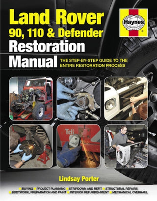 Cover image for 9780857334794 - Land Rover 90, 110 & Defender Restoration Manual