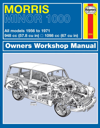 Cover image for 9780857335852 - Morris Minor 1000 Owner's Workshop Manual