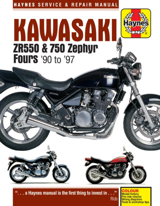 Cover image for 9780857338648 - Kawasaki ZR550 & 750 Zephyr Fours (90-97)