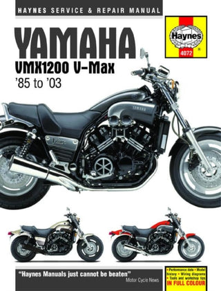 Cover image for 9780857338655 - Yamaha V-Max (85 - 03) Haynes Repair Manual