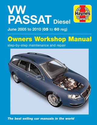 Cover image for 9780857338839 - VW Passat Diesel (June 05 to 10) Haynes Repair Manual