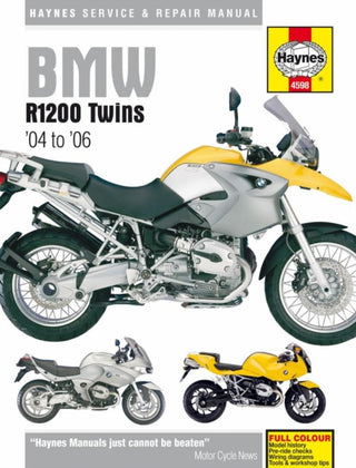 Cover image for 9780857338884 - BMW R1200 Twins (04 - 09) Haynes Repair Manual