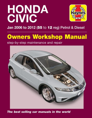 Cover image for 9780857339133 - Honda Civic (Jan '06-'12) 55 To 12