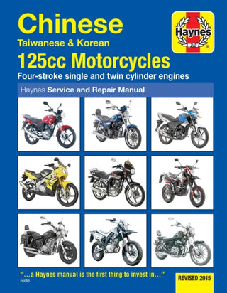 Supplemental image for 9780857339201 - Chinese, Taiwanese & Korean 125cc Motorcycles Haynes Repair Manual