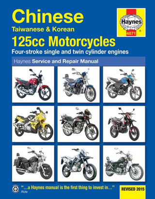 Cover image for 9780857339201 - Chinese, Taiwanese & Korean 125cc Motorcycles Haynes Repair Manual