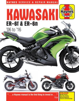 Cover image for 9780857339232 - Kawasaki ER-6f & ER-6n (06 - 16)