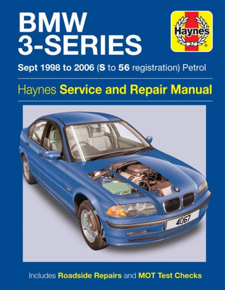 Cover image for 9780857339492 - BMW 3-Series Petrol (Sept 98 - 06) Haynes Repair Manual
