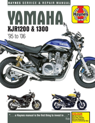 Cover image for 9780857339904 - Yamaha XJR1200 & XJR1300 (95 - 06) Haynes Repair Manual