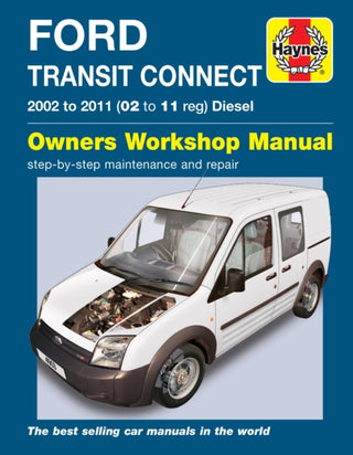 Cover image for 9780857339973 - Ford Transit Connect Diesel (02 - 11) Haynes Repair Manual