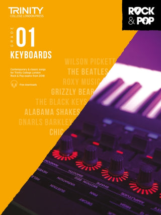 Cover image for 9780857366573 - Trinity College London Rock & Pop 2018 Keyboards Grade 1