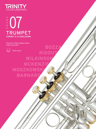 Cover image for 9780857368058 - Trinity College London Trumpet, Cornet & Flugelhorn Exam Pieces From 2019. Grade 7