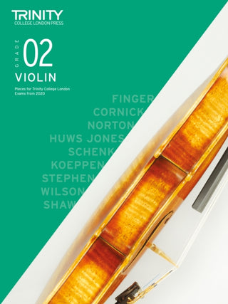 Supplemental image for 9780857368232 - Trinity College London Violin Exam Pieces From 2020: Grade 2