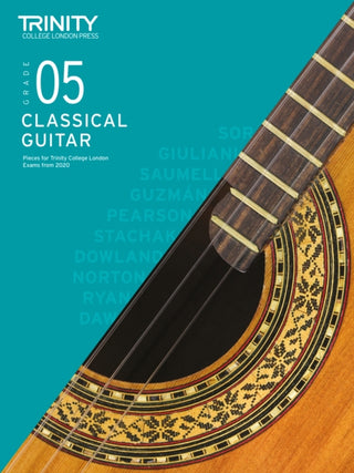 Supplemental image for 9780857368355 - Trinity College London Classical Guitar Exam Pieces From 2020: Grade 5