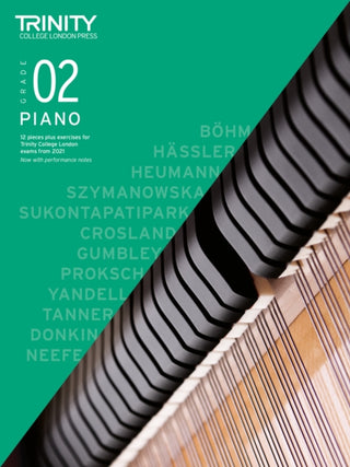 Cover image for 9780857369161 - Trinity College London Piano Exam Pieces Plus Exercises From 2021: Grade 2