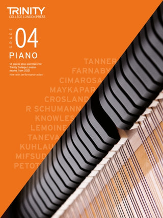 Cover image for 9780857369185 - Trinity College London Piano Exam Pieces Plus Exercises From 2021: Grade 4