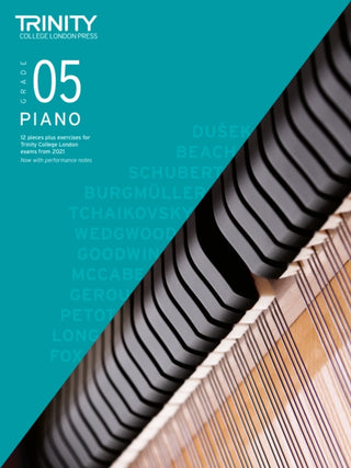 Cover image for 9780857369192 - Trinity College London Piano Exam Pieces Plus Exercises From 2021: Grade 5