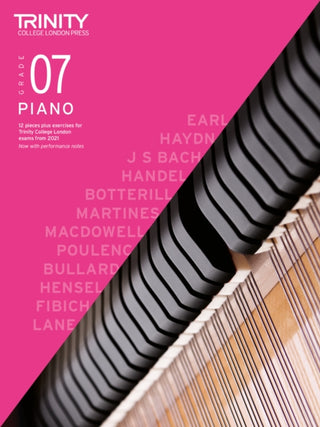 Cover image for 9780857369215 - Trinity College London Piano Exam Pieces Plus Exercises From 2021: Grade 7