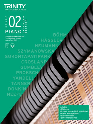 Supplemental image for 9780857369307 - Trinity College London Piano Exam Pieces Plus Exercises From 2021: Grade 2 - Extended Edition