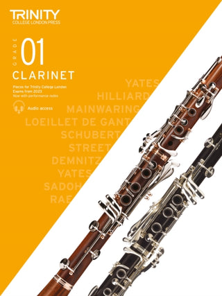 Supplemental image for 9780857369697 - Trinity College London Clarinet Exam Pieces from 2023: Grade 1