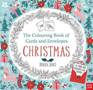 Cover image for 9780857637260 - National Trust: The Colouring Book of Cards and Envelopes - Christmas