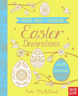 Cover image for 9780857638694 - Press Out and Colour: Easter Eggs