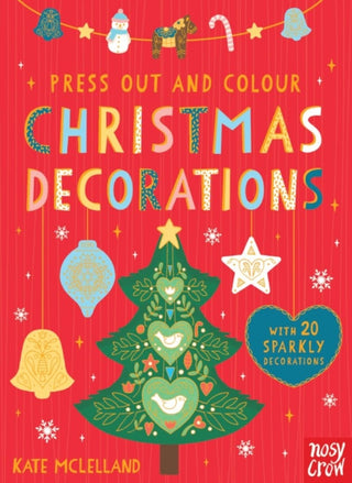 Cover image for 9780857639684 - Press Out and Colour: Christmas Decorations