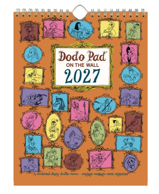 Cover image for 9780857703613 - Dodo Pad On The Wall 2027 - Calendar Year Wall Hanging Week to View Calendar Organiser
