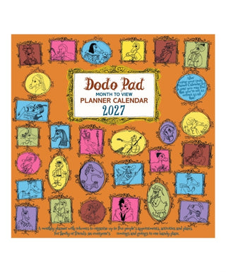 Cover image for 9780857703620 - Dodo Pad Family Planner Calendar 2027 - Month to View with 5 Daily Columns