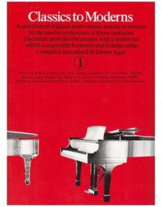 Cover image for 9780860014034 - Classics To Moderns 1
