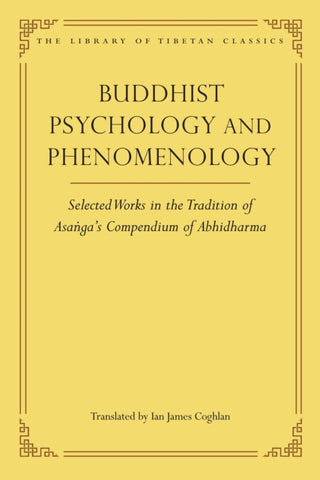 Cover image for 9780861714612 - Buddhist Psychology and Phenomenology