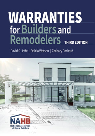 Cover image for 9780867188158 - Warranties for Builders and Remodelers